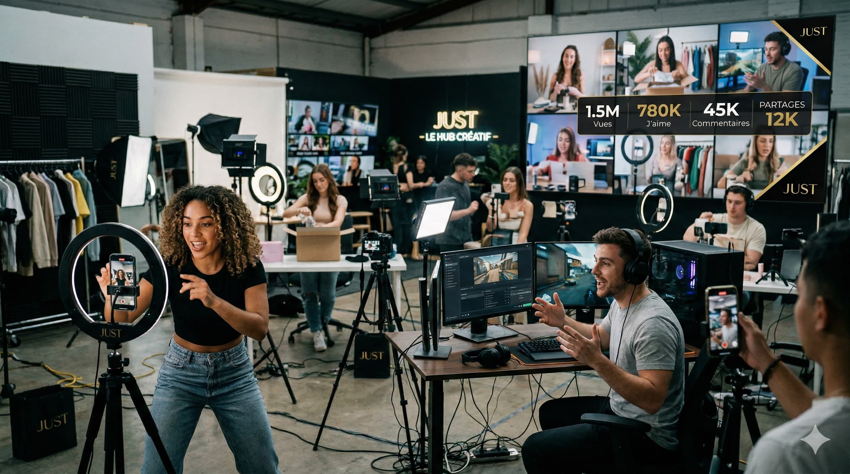 Illustration : Campagne virale avec UGC et micro-influence